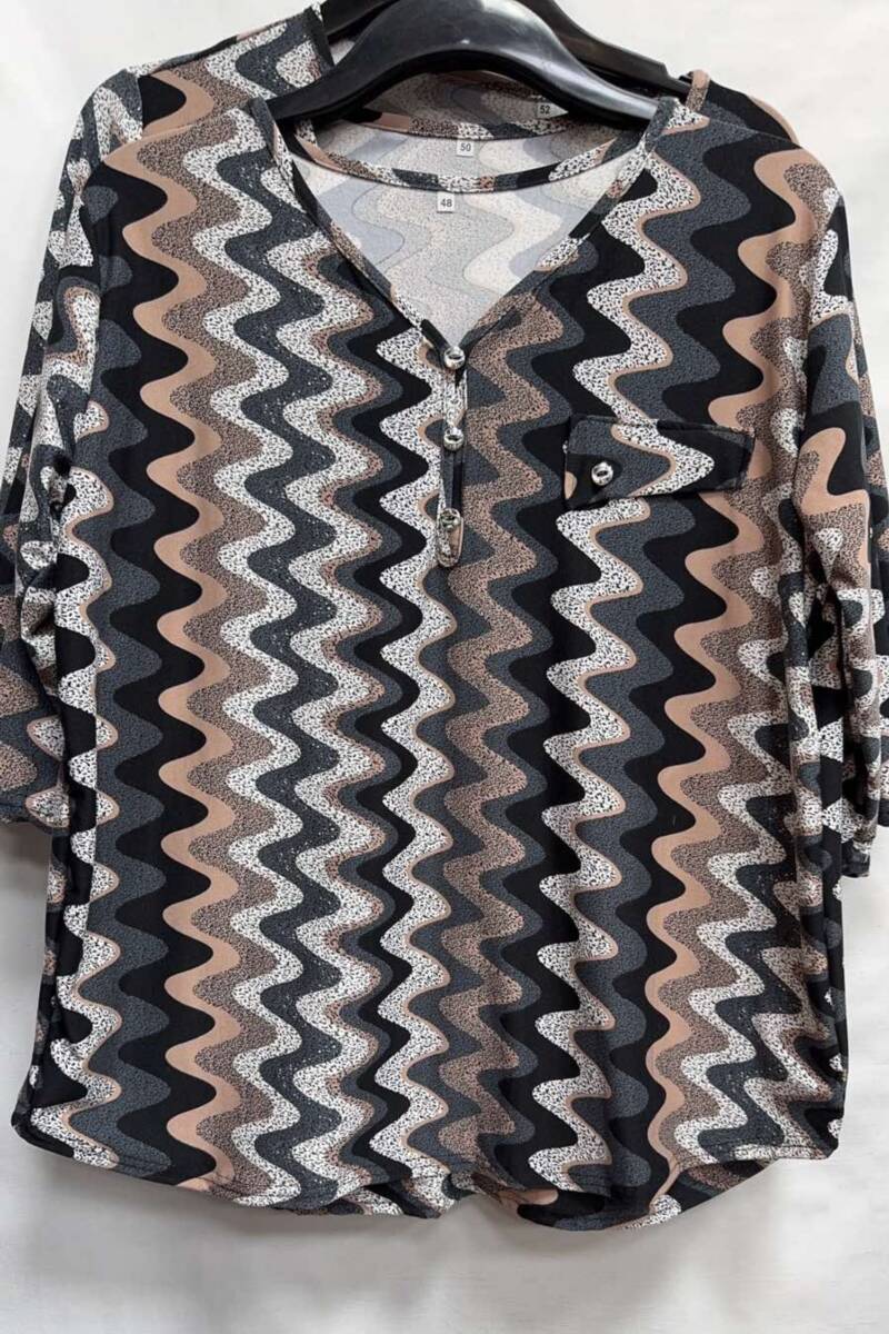 Bluzki damskie (Polska produkt ) Roz 48-54, 1 Kolor Paczka 5 szt